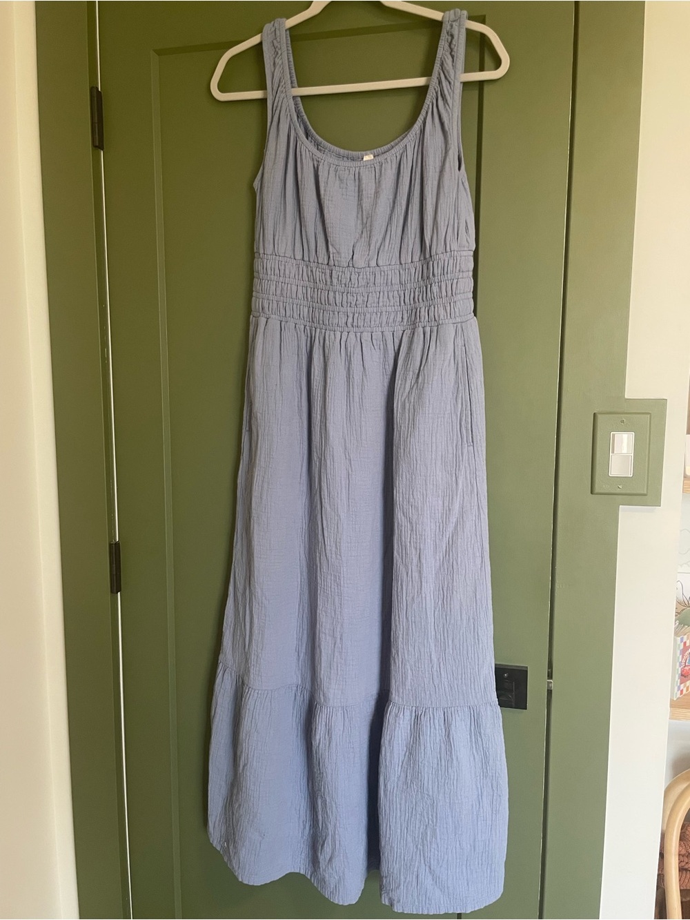 Pact Coastal Double Gauze Dress